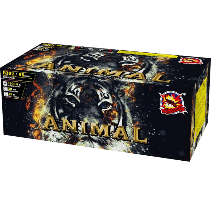 Animal 96 Shots Premium Barrage Cake