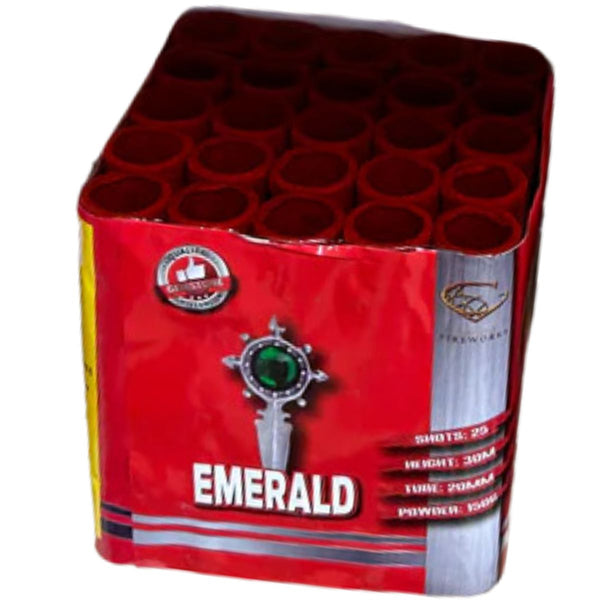 EMERALD GEM 25 shots Barrage Cake