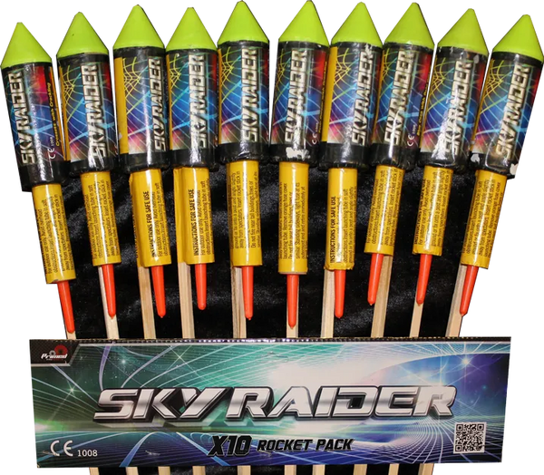 Sky Raider (10 Pack) Rockets