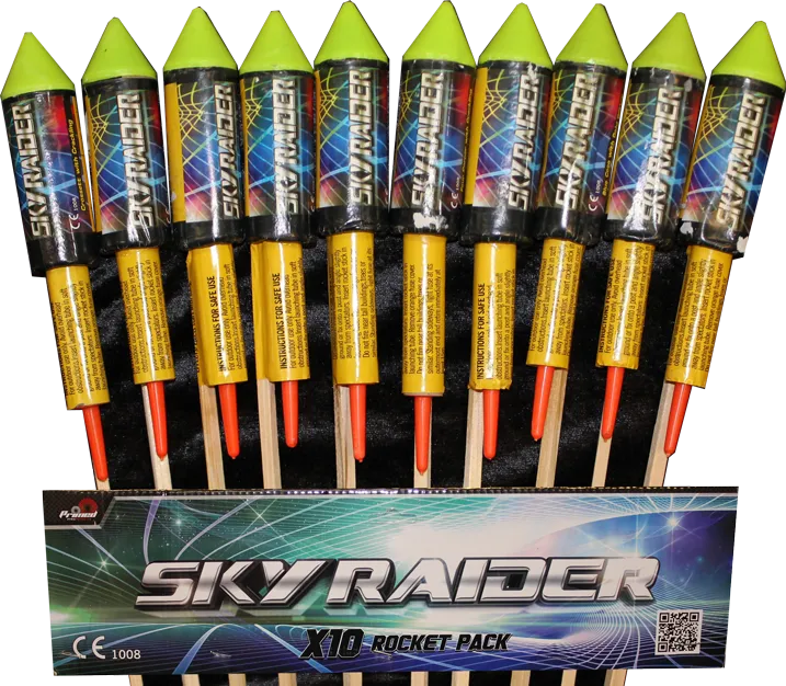 Sky Raider (10 Pack) Rockets