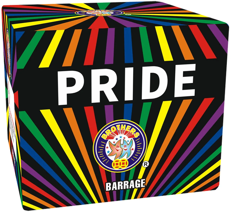 Pride 49 Shot Roman Candle Cake