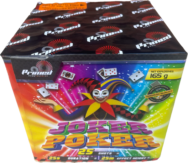 Joker Poker 25 Shot Barrage Cake