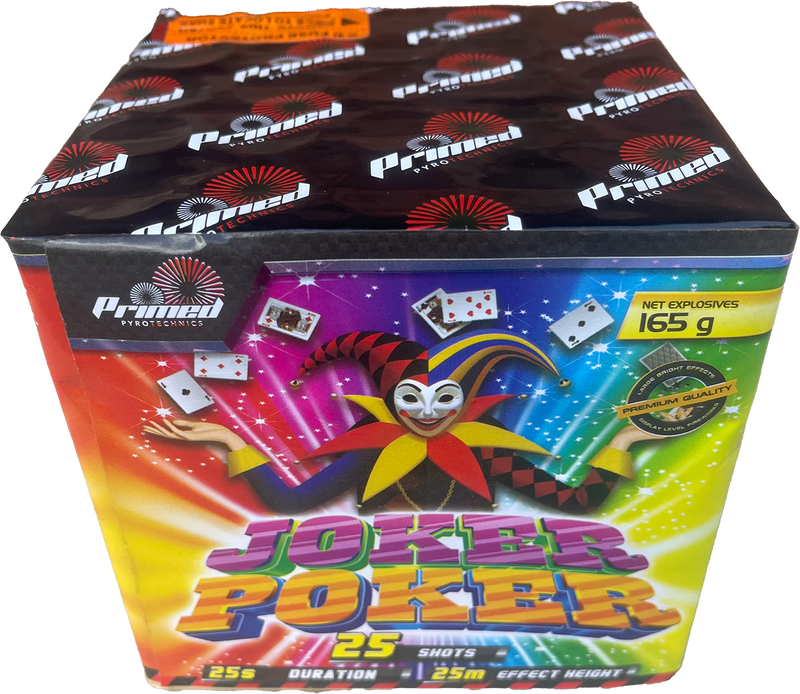 Joker Poker 25 Shot Barrage Cake