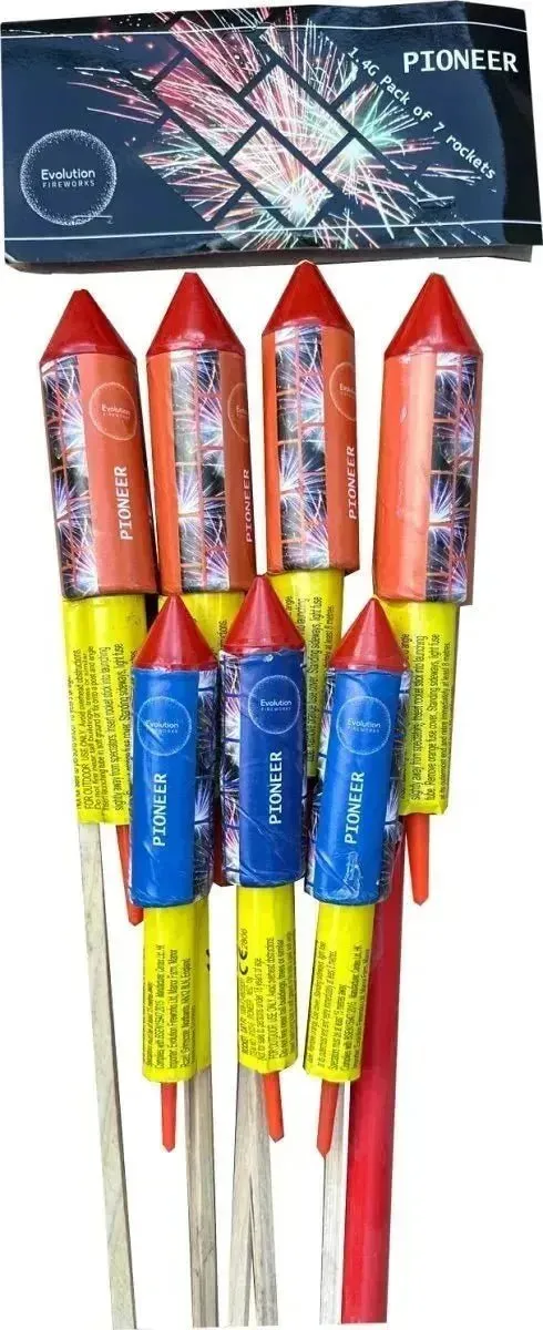 Pioneer (7 Pack) Rockets