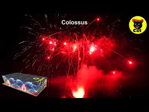 Colossus 220 Shots Compound Barrage – Black Cat Fireworks