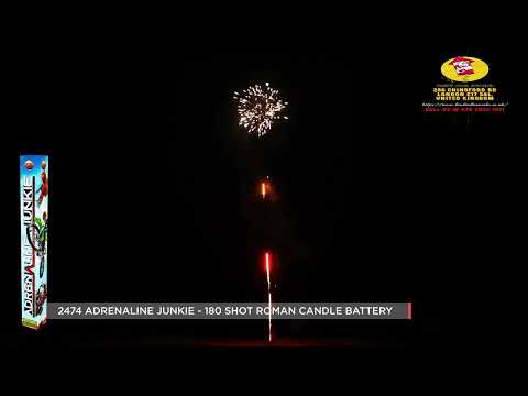 Adrenaline Junkie 180 shots  Roman Candle