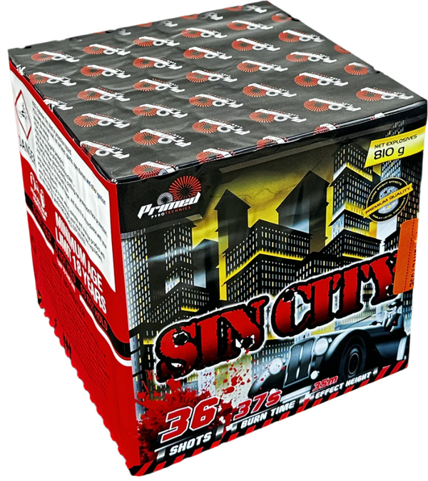 Sin City 36 Shot Barrage Cake