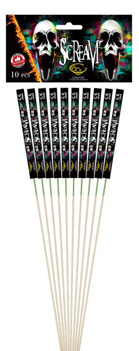 Scream (10 Pack) Rockets