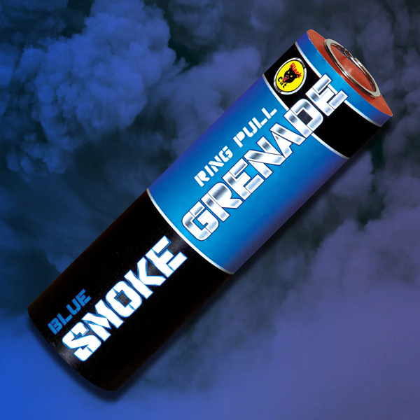 Ring Pull Smoke Grenade - Blue