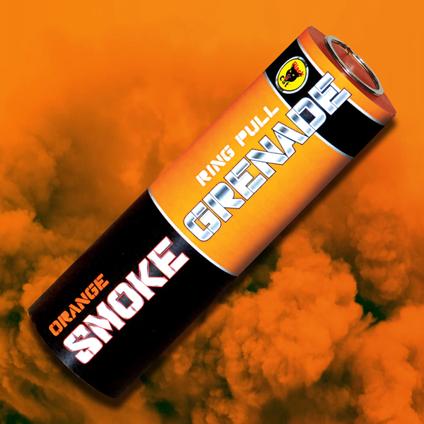 Ring Pull Smoke Grenade - Orange