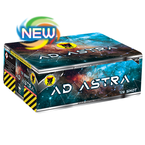 AD ASTRA 108 Shot Single Ignition Barrage Cake