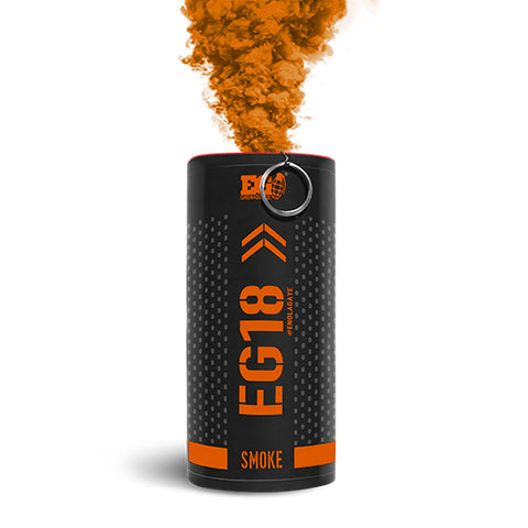 EG18 Wire Pull High Output Smoke Grenade - Orange