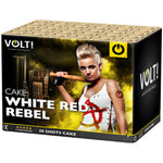 White Red Rebel 30 shots Barrage Cake