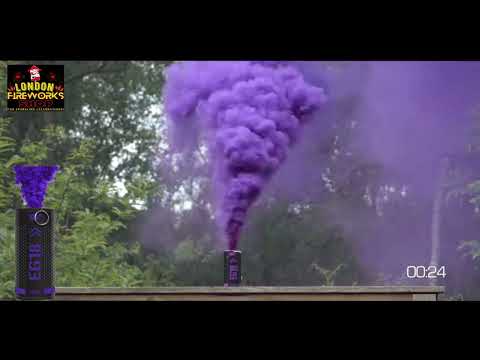 EG18 Wire Pull High Output Smoke Grenade - Purple