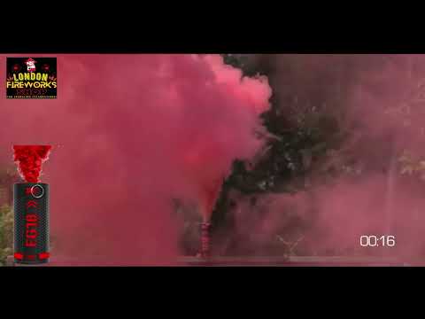 EG18 Wire Pull High Output Smoke Grenade - Red