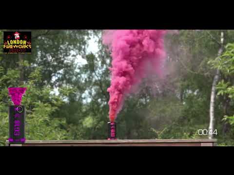 EG18 Wire Pull High Output Smoke Grenade - Pink