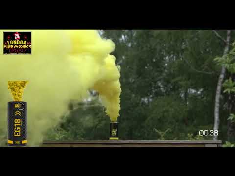 EG18 Wire Pull High Output Smoke Grenade - Yellow